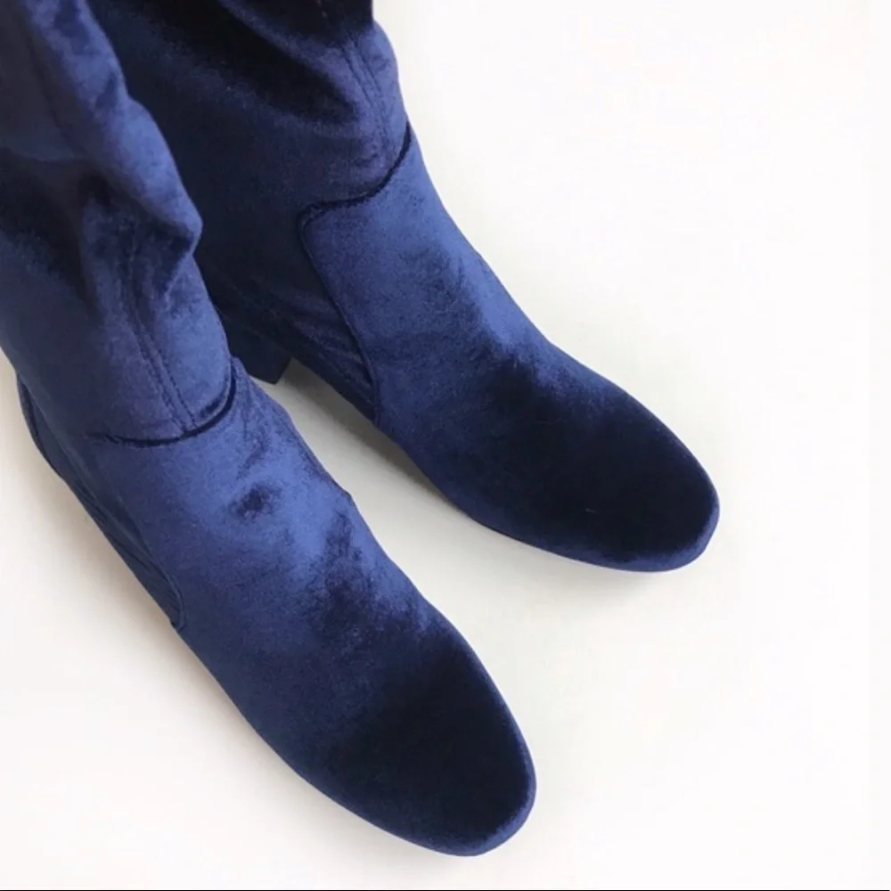 Matisse Velvet Over the Knee Boots